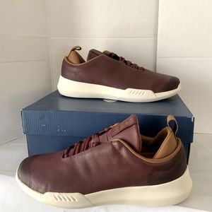 K Swiss Mens Burgundy 05661-635-M Gen K Icon Leather Sneaker Shoes Size US 8